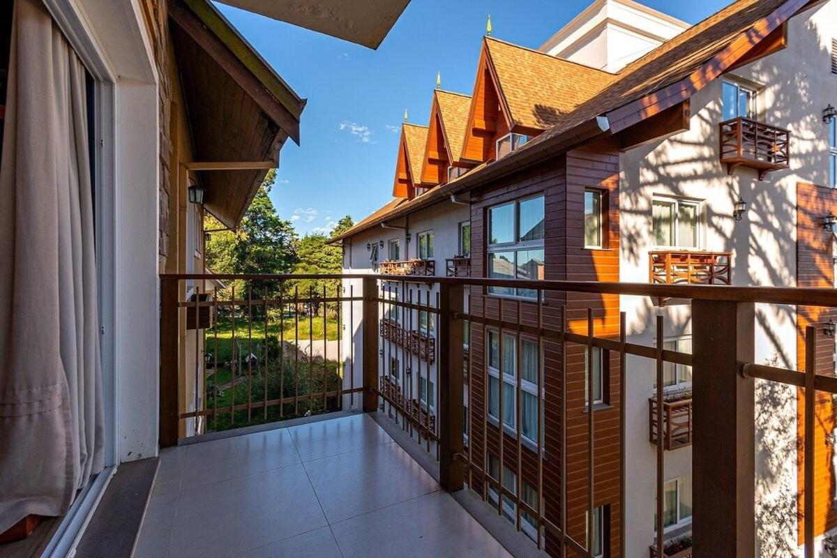 Rosa Edificio Casa De Pedra Lägenhet Gramado Exteriör bild
